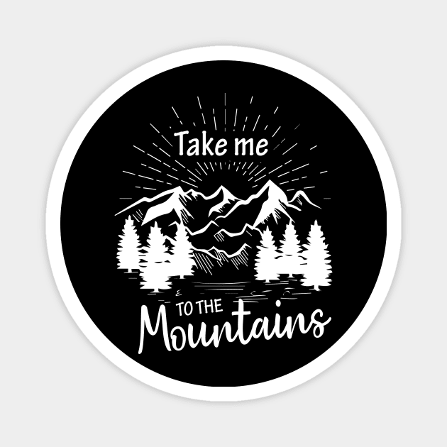 Hiking Shirt Camping T-Shirt Climbing Tee Scout T Shirt Gift Magnet by OwensAdelisass